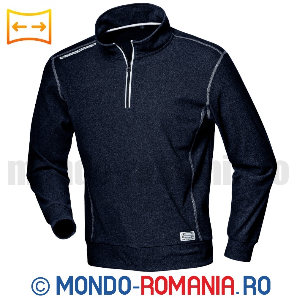 Jacheta bleumarin din material elastic