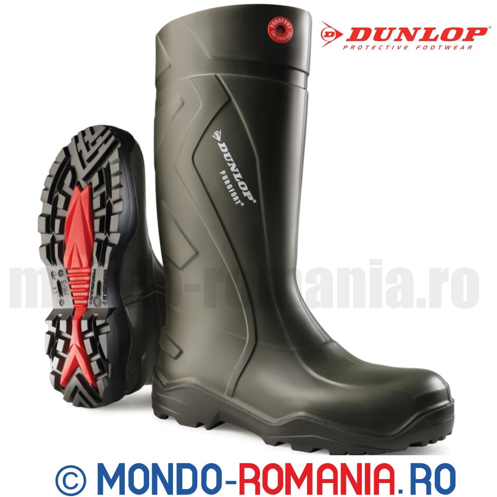 Echipament protectie - Cizme de protectie pentru sezonul rece - DUNLOP PUROFORT + S5 CI SRC