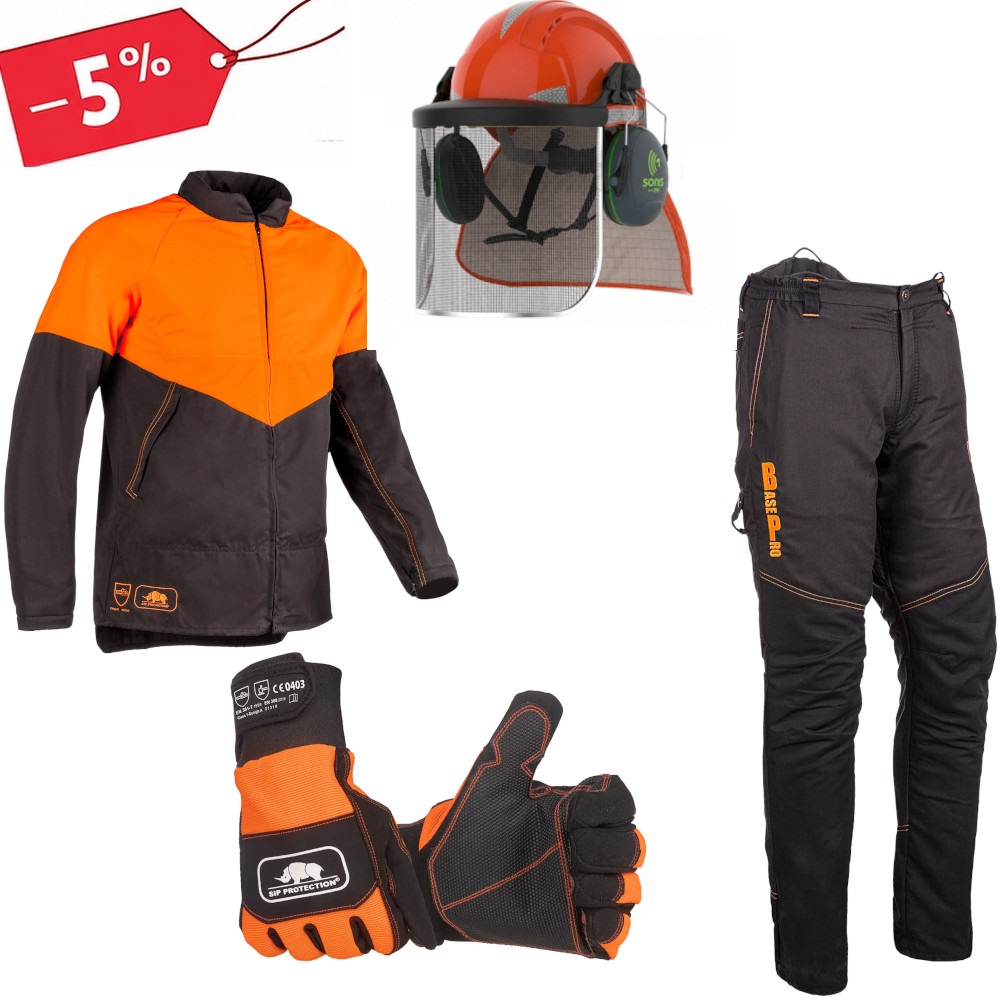 Jacheta, pantaloni, casca completa + manusi
