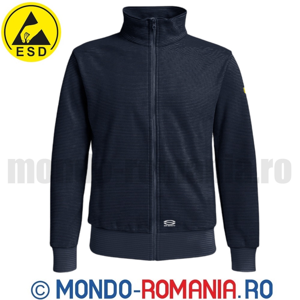 Hanorac bleumarin ESD  - imbracaminte ESD