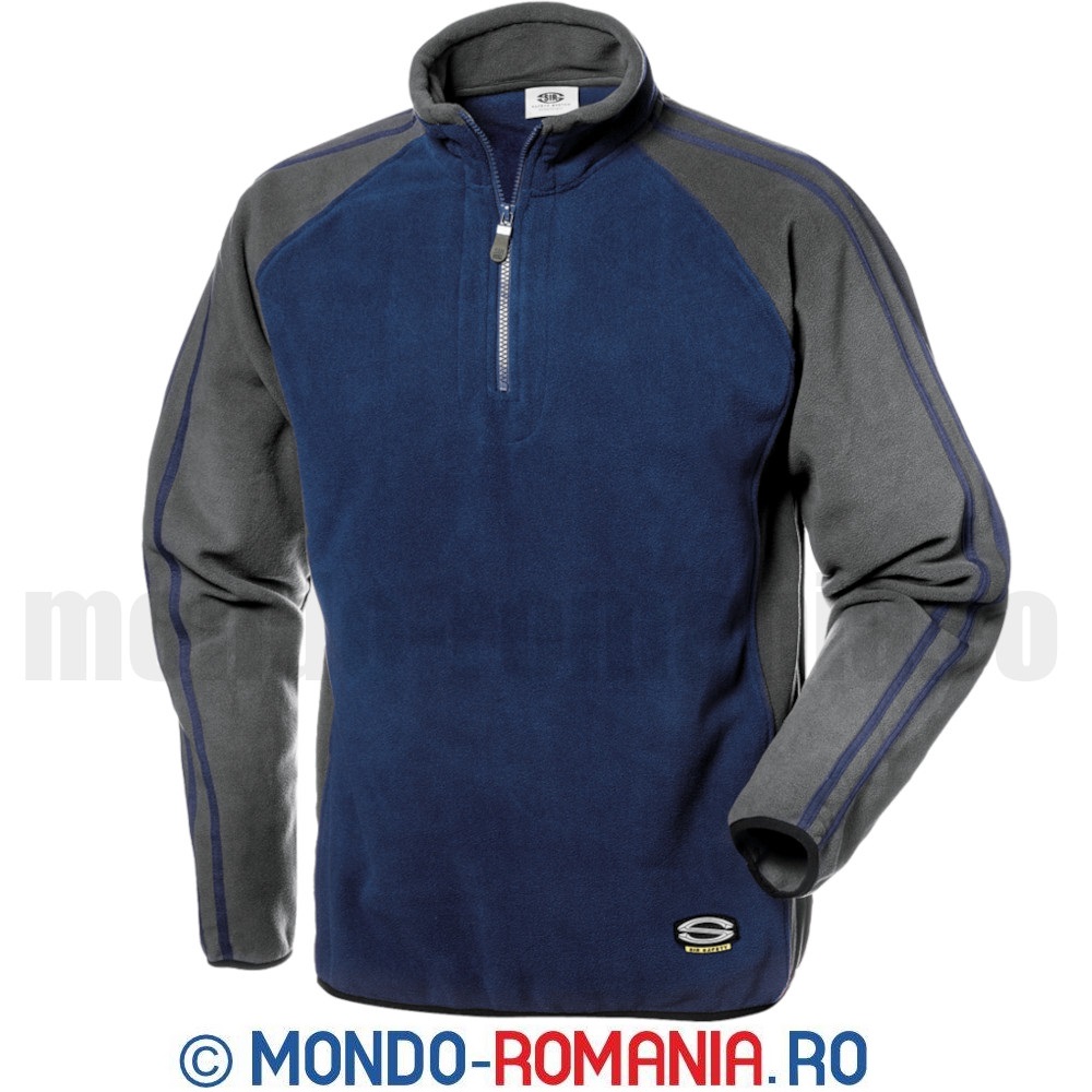 Jacheta din polar termoizolant - SIRFLEX Microfleece albastru/gri