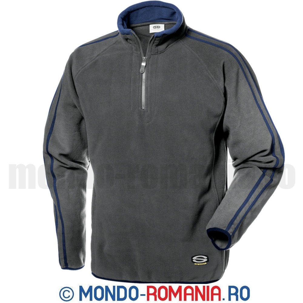 Jacheta din polar termoizolant - SIRFLEX Microfleece gri / albastru