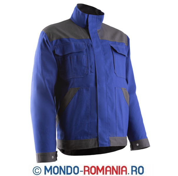 Jacheta de lucru COMMANDER Blue din doc bumbac 100%
