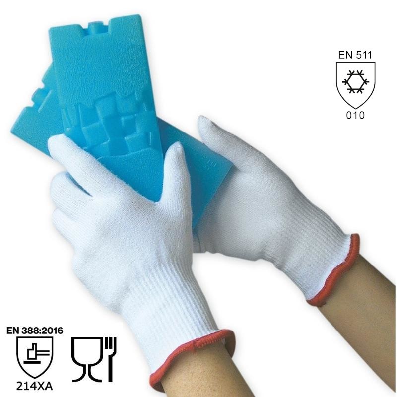 Manusi albe pentru protectie la frig si umezeala - Ansell ActivArmr 78-110