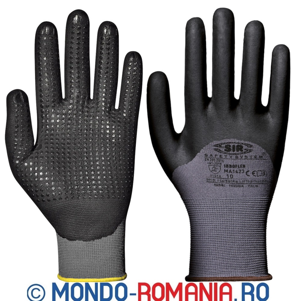 Manusi textile pentru aderenta obiecte uleioase - INNOFLEX - MA1423 