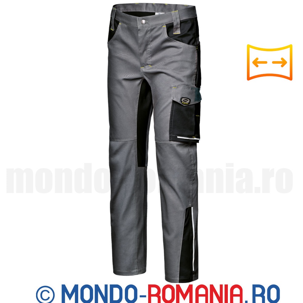 Pantaloni de lucru, din doc bumbac si spandex