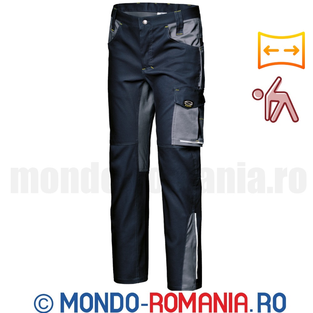Pantaloni de lucru, din doc bumbac si spandex