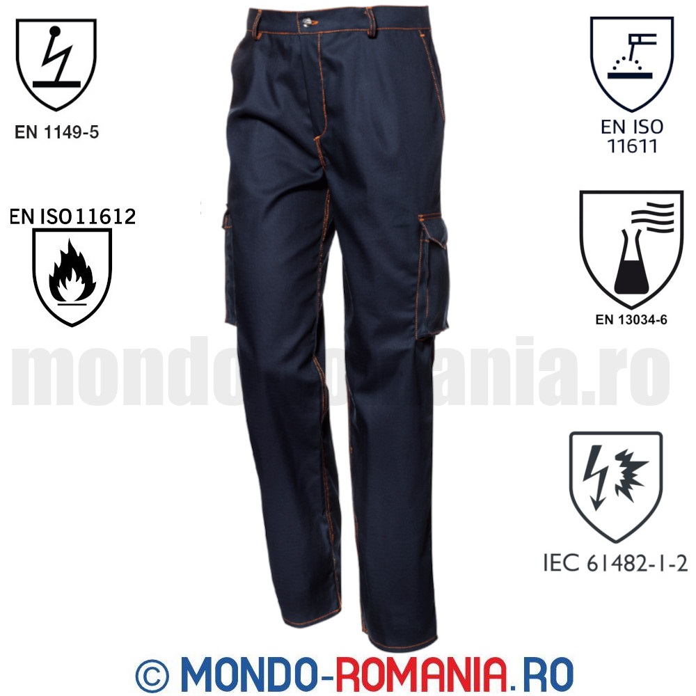 Pantaloni ignifugi, antistatici, arc electric, antichimici - salopete ignifuge, antistatice, arc electric, electricieni