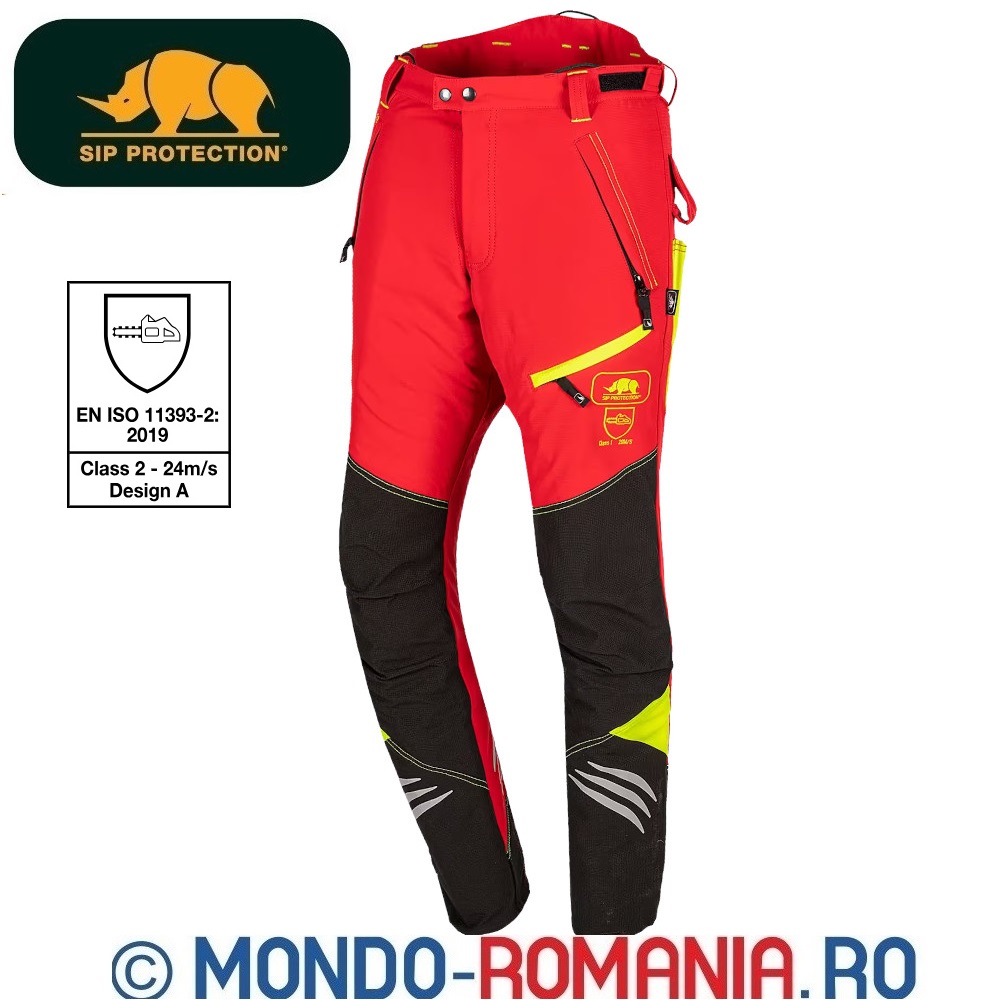 Pantaloni pentru lucrul cu motofierastraul, clasa 1