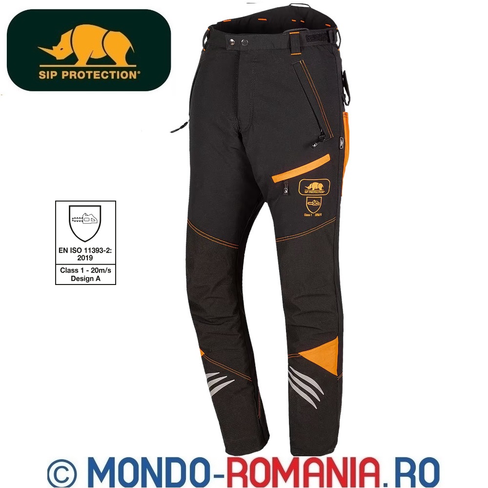 Pantaloni pentru lucrul cu motofierastraul, clasa 1