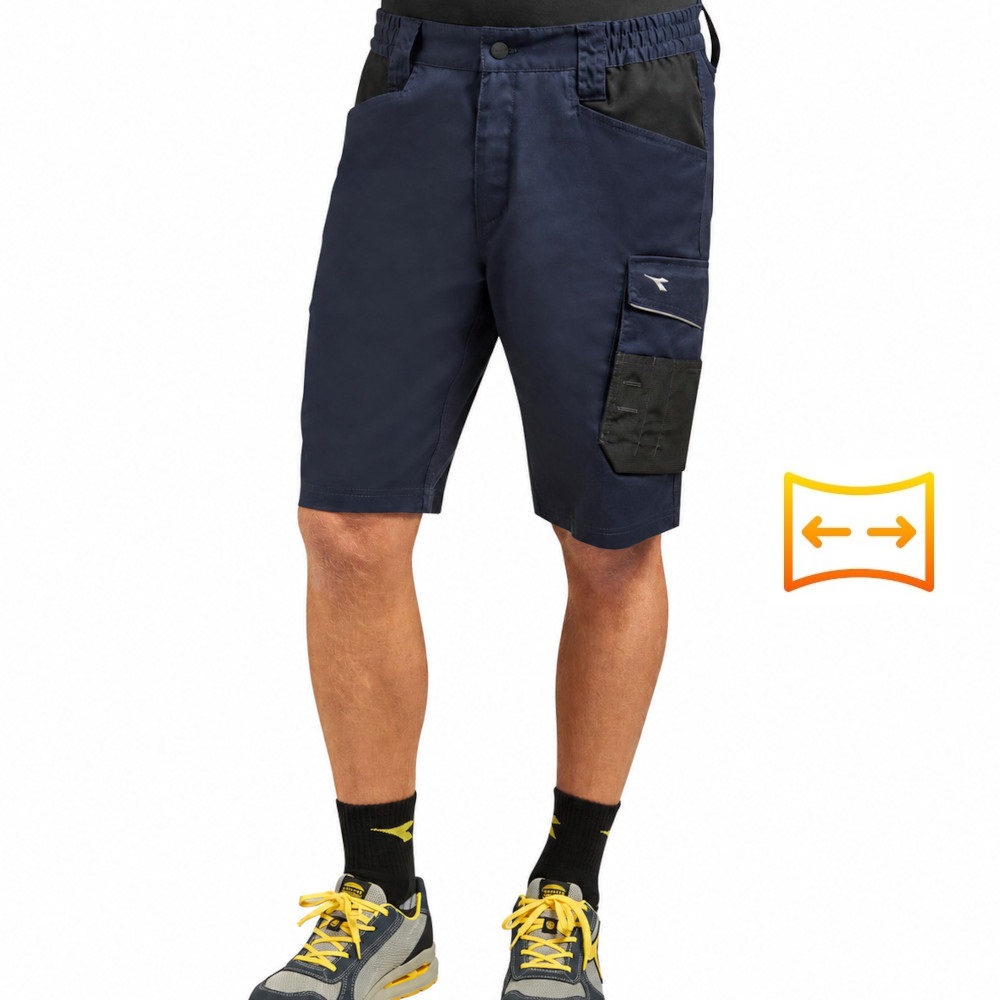 Pantaloni scurti DIADORA STAFF POLY bleumarin - Echipament protectie vara
