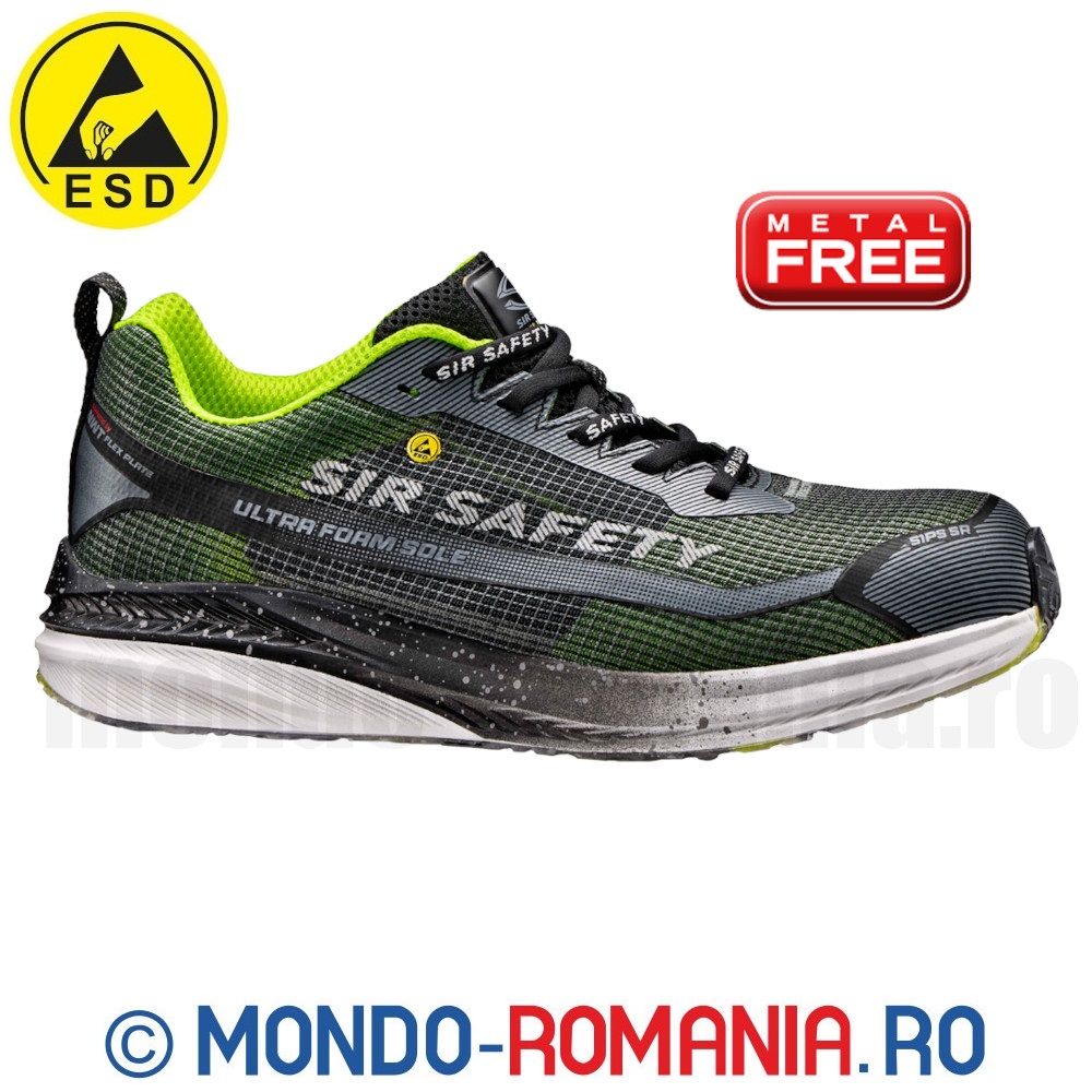 Pantofi de protectie usori si respirabili din gama SIR 399 - EXOTIC S1PS SR Free Metal
