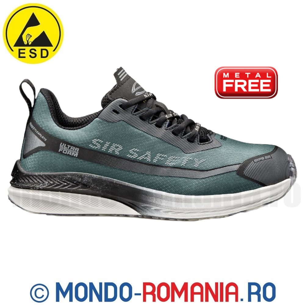 Pantofi de protectie usori si respirabili din gama SIR 399 - SPIRIT S1PS SR Free Metal