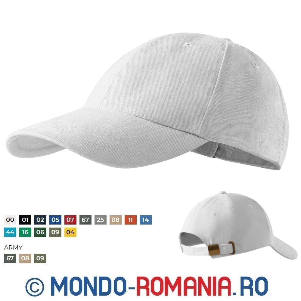 Sepci albe de vara - sapca bumbac MALFINI