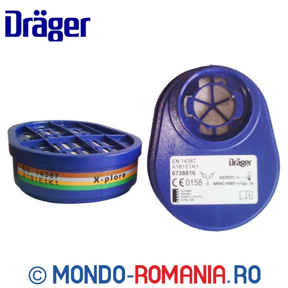 Set de 2 filtre Drager pentru masca 5500 sau semimasca 3300/3500