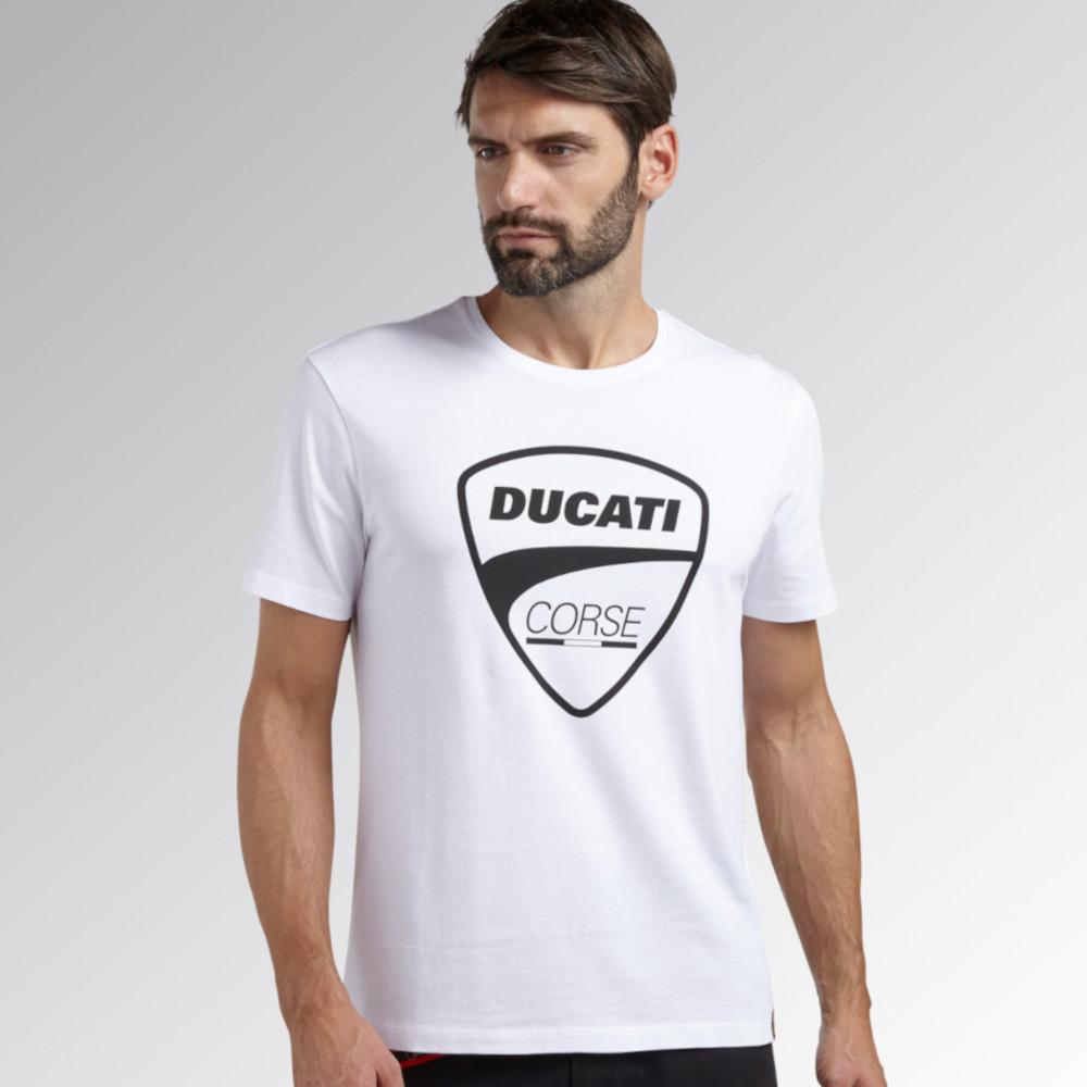 Tricou GRAPHIC alb DUCATI - imbracaminte DUCATI