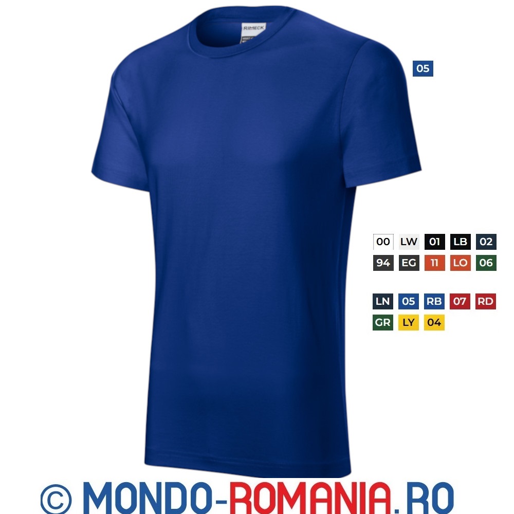 Tricou bumbac RIMECK albastru Resist Heavy R03