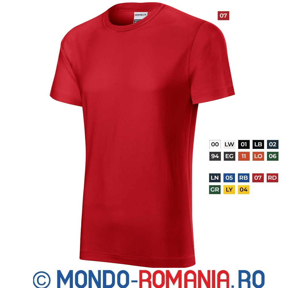 Tricou bumbac RIMECK rosu Resist Heavy R03