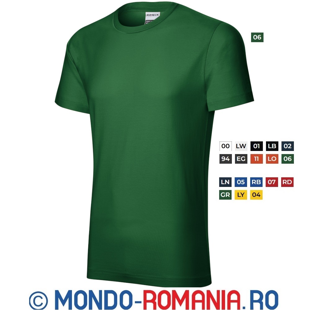 Tricou bumbac RIMECK rosu Resist Heavy R03