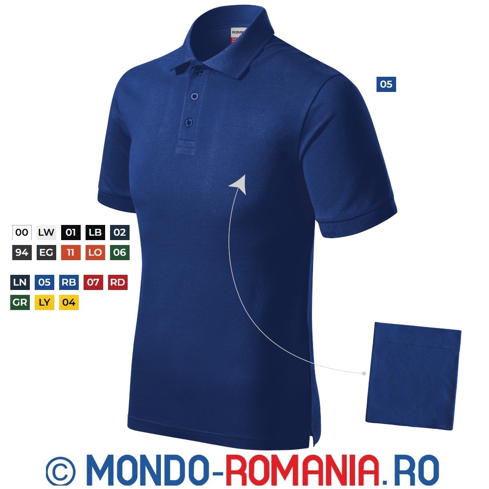 Tricou din bumbac POLO - MALFINI RIMECK Resist Heavy R20