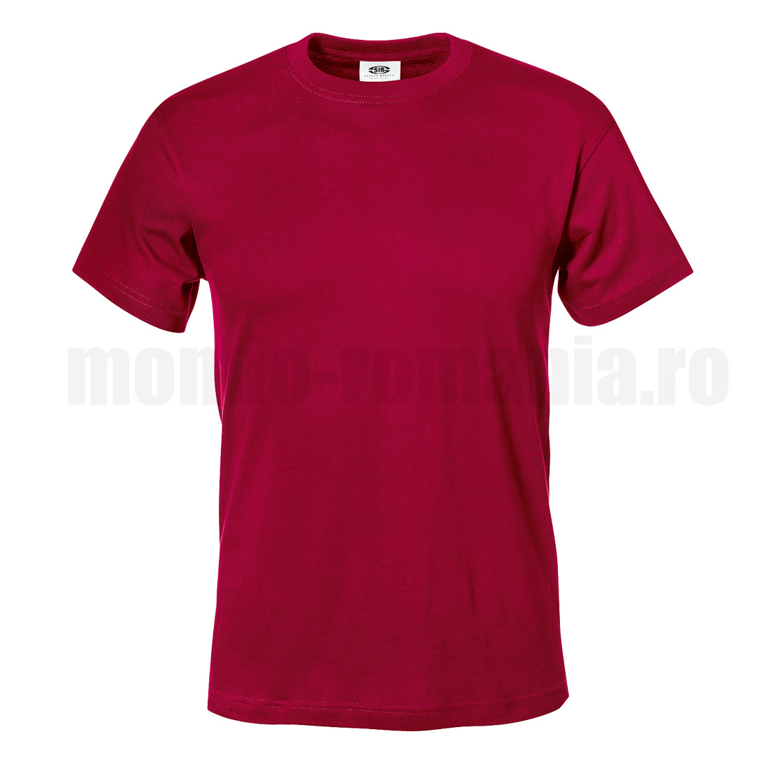 Tricou din bumbac SIRFLEX - Tricou bumbac visiniu