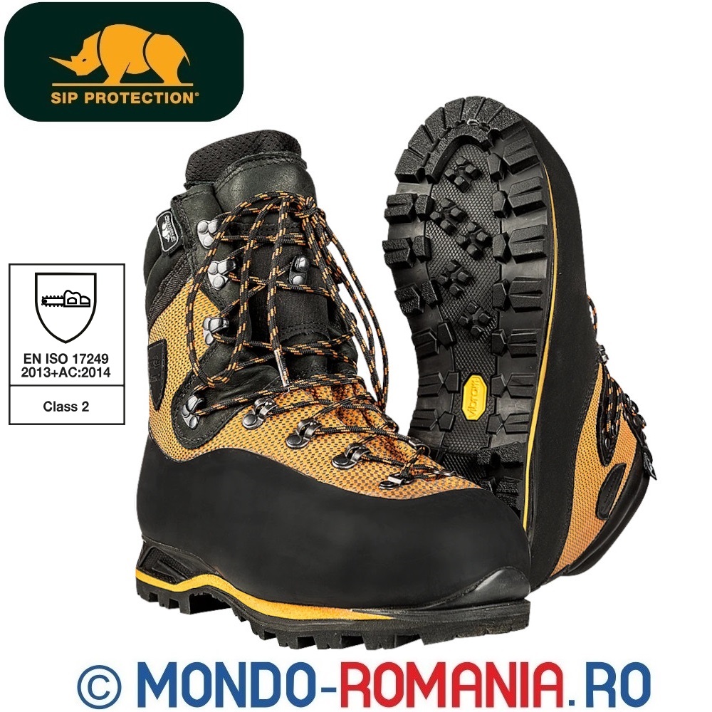 Bocanci de protectie pentru lucrul cu motofierastraul, clasa 2