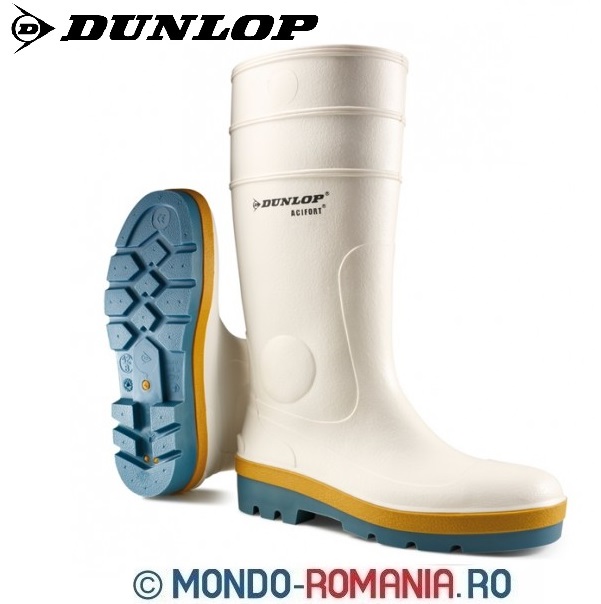 Cizme de lucru albe DUNLOP ACIFORT