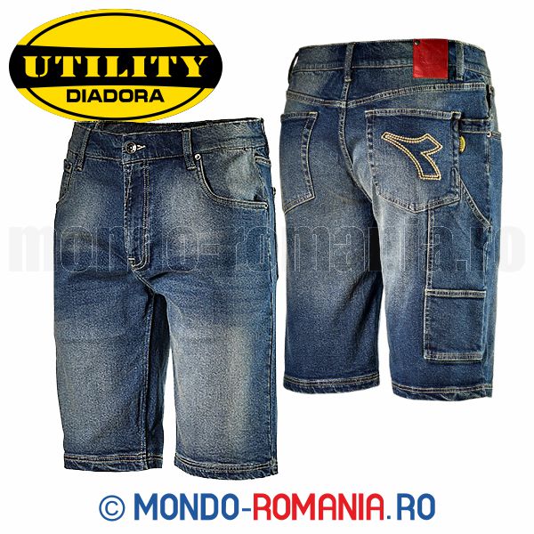 Pantaloni scurti de vara, blugi scurti Diadora