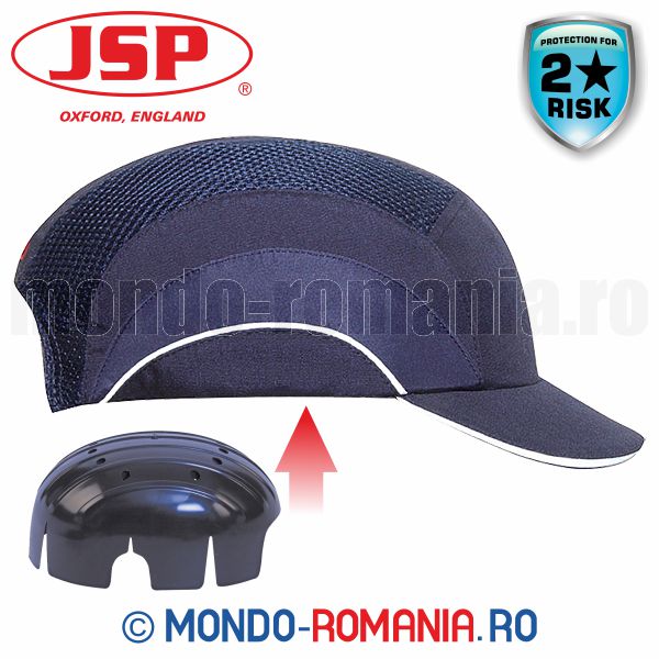 Sapca de protectie cu calota interioara antisoc HARDCAP bleumarin