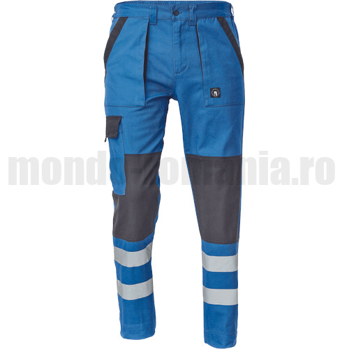 Pantaloni din doc bumbac cu benzi reflectorizante - MAX REFLEX