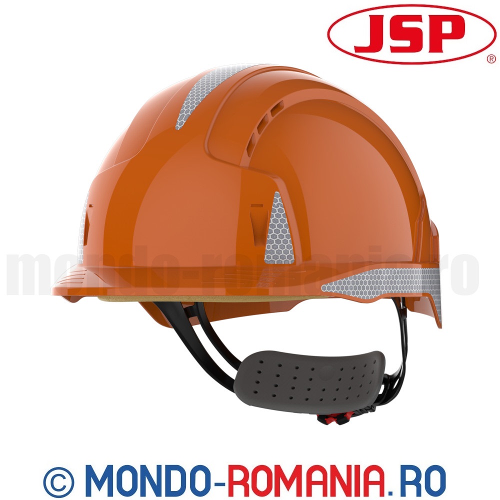 Echipamente Protectia Muncii - Casca protectie JSP CR2 Intense Reflective portocalie