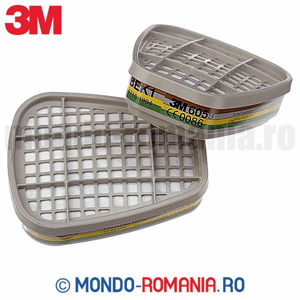 sell Lovely worker Semimasca 3M seria 6000 tip filtre schimbabile 3M 6100(Small) / 3M 6200 (  Medium) / 3M 6300 ( Large): Echipament protectie la Mondo Romania