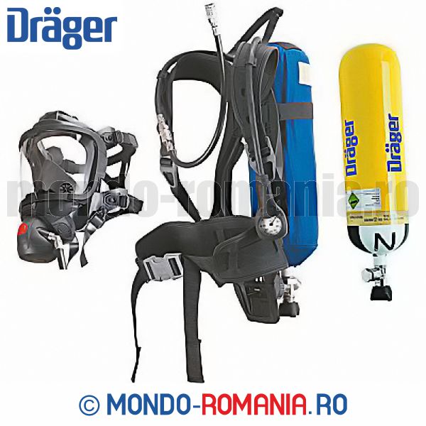 echipament protectie - aparat de respirat autonom, cu aer comprimat, DRAGER PSS 3000 - PP
